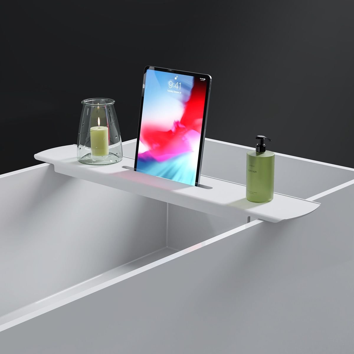 matt_white_stone_bath_caddy_shelf_scene